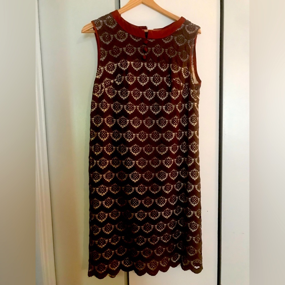 Vintage Wine Red Cocktail Dress